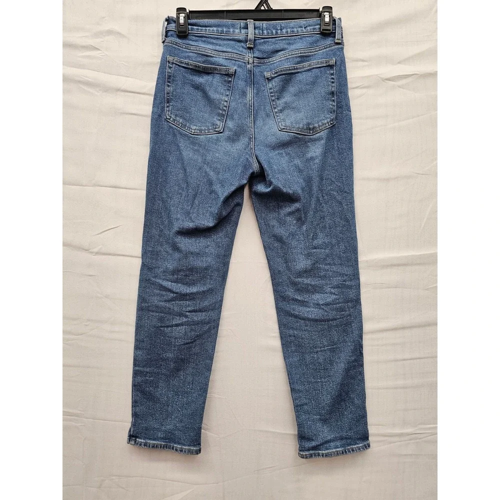 Universal Thread Mid Rise 80s Slim Jeans Medium‎ Wash Blue Denim 8R VN1126365